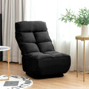 360-Degree Swivel Folding Floor Chair with 6 Adjustable Positions