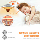 1500W Electric Hanging Ceiling Mounted Infrared Heater with Remote Control