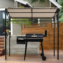 7 x 4.5 Feet Grill Gazebo Outdoor Patio Garden BBQ Canopy Shelter-Brown