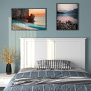 Solid Wood Flat Panel Headboard for Twin-size Bed