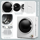 1.5 Cu .ft Clothes Dryer with with Stainless Steel Wall Mount