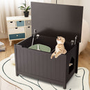 Wooden Cat Litter Box Enclosure with Top Opening Side Table Furniture