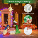 6 Feet Lighted Nativity Scene with 240 LED Lights