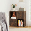 4-Cube Bookcase with 2 Cabinets and Anti-Tip Kit