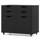 4 Drawer File Cabinet with Wheels for Home Office Organization