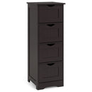 4-Drawer Freestanding Floor Cabinet with Anti-Toppling Device