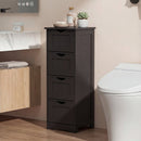 4-Drawer Freestanding Floor Cabinet with Anti-Toppling Device