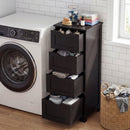 4-Drawer Freestanding Floor Cabinet with Anti-Toppling Device