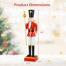 4 FT Christmas Nutcracker with High Hat & Beautiful Scepter