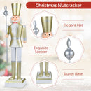 4 FT Christmas Nutcracker with High Hat & Beautiful Scepter