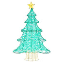 4 Feet Lighted Artificial Christmas Tree with 520 LED Lights and Top Star