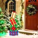 4 Ft Stackable Gift Boxes Set of 4 Stacked Christmas Present Boxes