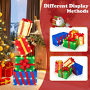 4 Ft Stackable Gift Boxes Set of 4 Stacked Christmas Present Boxes
