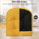 4 Pack 17.5 x 17 Inch U-Shaped Chair Pads with Polyester Cover