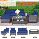 4-Piece Outdoor Sectional Sofa Set with Coffee Table