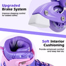 4-Size Adjustable Light-Up Inline Skates for Toddlers Ages 5-7