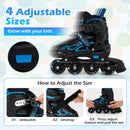 4 Sizes Adjustable Blade Roller with Light-up Wheels for Youth