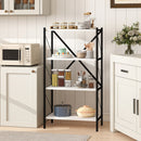 4-Tier Bookshelf with Heavy-Duty Metal Frame