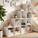4-Tier Bookshelf with 10 Cube Storage and Anti-Tip Kit