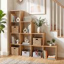 4-Tier Bookshelf with 10 Cube Storage and Anti-Tip Kit