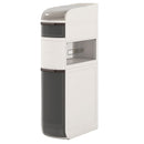 5-Tier Narrow Bathroom Storage Cabinet with Drawers and Tissue Box
