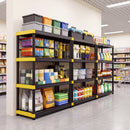 4-Tier Heavy-Duty Storage Shelf Set of 2 - Black
