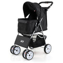 4 Wheel Pet Stroller for Small Dogs Cats up to 33 LBS