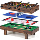 4 in 1 Combo Game Table Set with Billiards