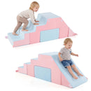 4-in-1 Foam Climbing Blocks with Slide for Toddlers
