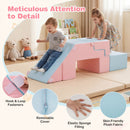 4-in-1 Foam Climbing Blocks with Slide for Toddlers