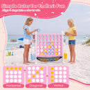 4-in-1 Adjustable Height Connect Game with Carry Bag