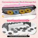 4-in-1 Adjustable Height Connect Game with Carry Bag