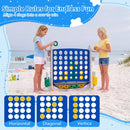 4-in-1 Adjustable Height Connect Game with Carry Bag