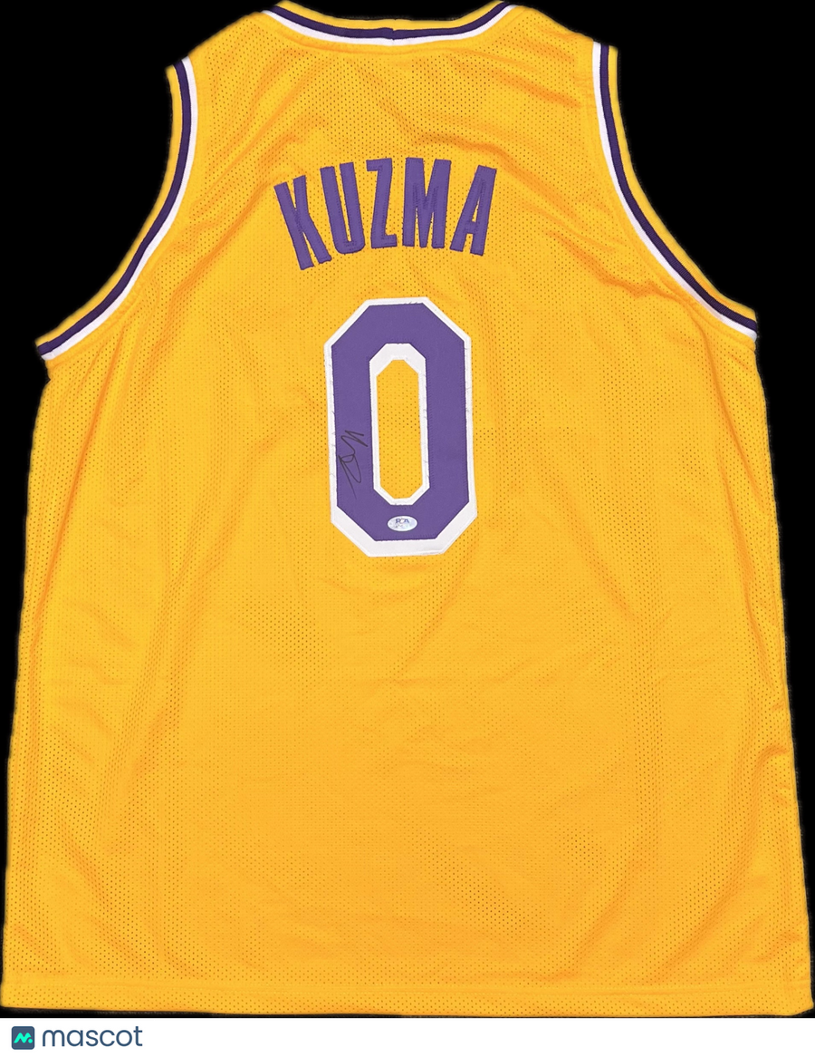 Kyle Kuzma Signed Jersey PSA Los Angeles Lakers Autographed