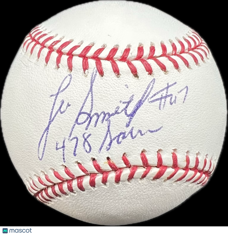 Lee Smith Signed MLB Baseball PSA