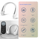 Portable Leafless Neck Fan 4000mAh Rechargeable