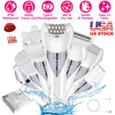 7 In 1 Electric Razor for Women Lady Hair Removal Epilators for Leg Face Arm Bikini Armpit Public Hairs IPX6 Wet and Dry Use Cordless Rechargeable Who