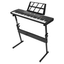 61 Keys Digital Music Keyboard Electric Piano Electronic Musical Instrument Kids Learning Keyboard with Microphone Stand for 3-12 Year Old Kids Girls