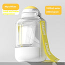 2 In 1 Dog Large Capacity Pets Out Drinking Pot Cat Water Dispenser Portable Water Cup Water And Food Integrated Bowl Pet Products