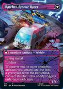 Ratchet, Field Medic // Ratchet, Rescue Racer (BOT-017) - Transformers: (convertdfc, shatteredglass) (Borderless)