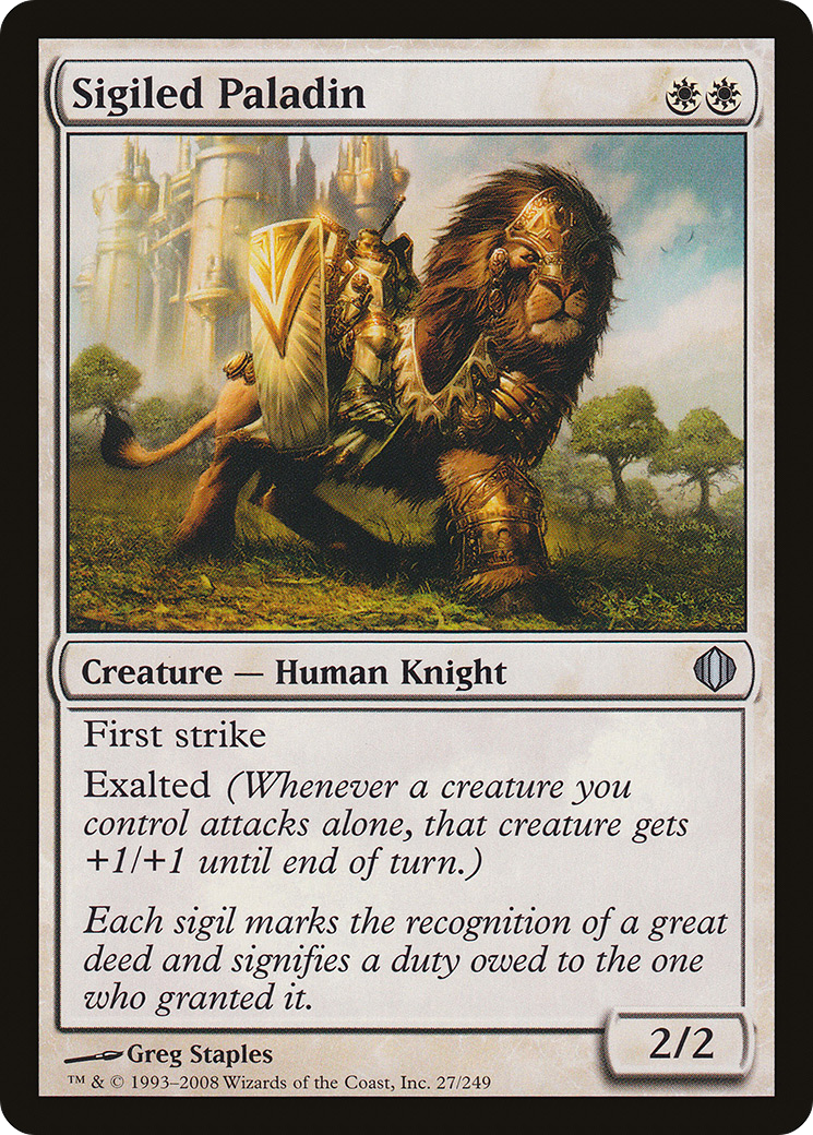 Sigiled Paladin (ALA-027) - Shards of Alara