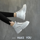 Korean Style Student All-matching Warm High-top Martin Boots