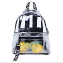 Large Capacity PVC Transparent Backpack Fashion Women Waterproof