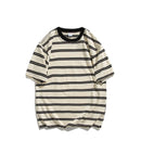 Summer Cotton Round Neck Short Sleeve Shirt