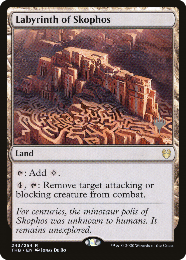 Labyrinth of Skophos (PPTHB-243P) - Theros Beyond Death Promos Foil