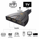 3-Port 4K HDMI 2.0 Splitter Switcher Adapter Hub for 3D and 4K Displays