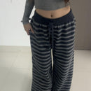 Retro Loose Slimming Wide-leg Pants For Women
