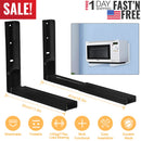 Microwave Wall Mount Bracket - Adjustable Heavy Duty Steel