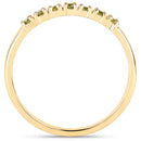 0.22 Carat Genuine Dark Yellow Diamond 14K Yellow Gold Ring (I1-I2)