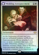Wedding Announcement // Wedding Festivity (PRE-45S) - Innistrad: Crimson Vow Promos: (Double Faced Transform) Foil